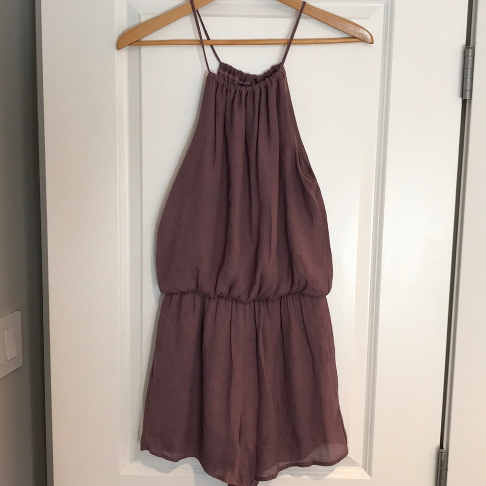 Dainty Hooligan Purple Romper